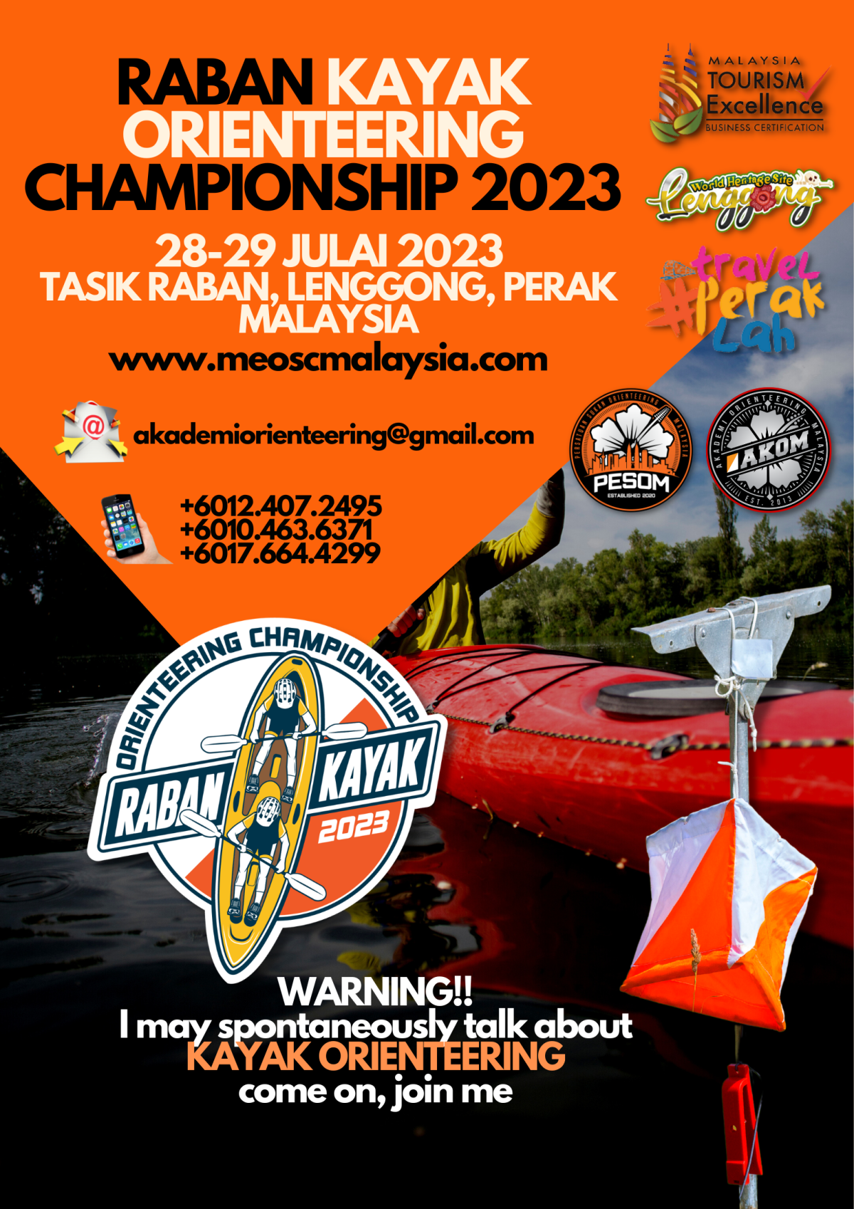 Raban Kayak Orienteering Championship 2023